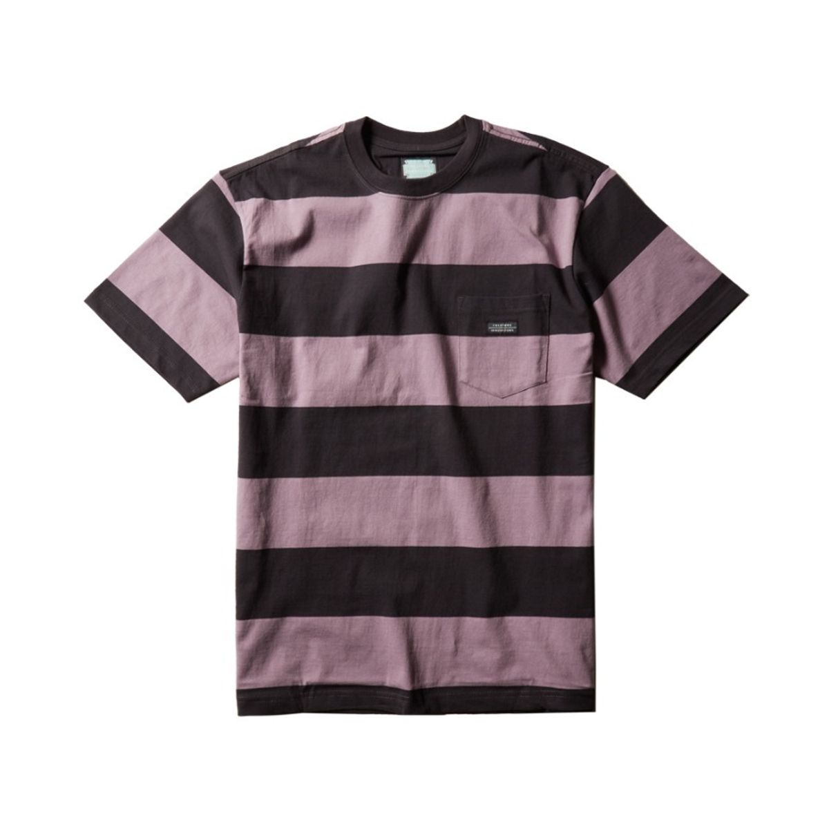 비슬라(VISSLA) CREATORS BLOCK STRIPE ECO SS PKT TEE-DLI