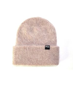PIECE ANGORA BEANIE (BEIGE)