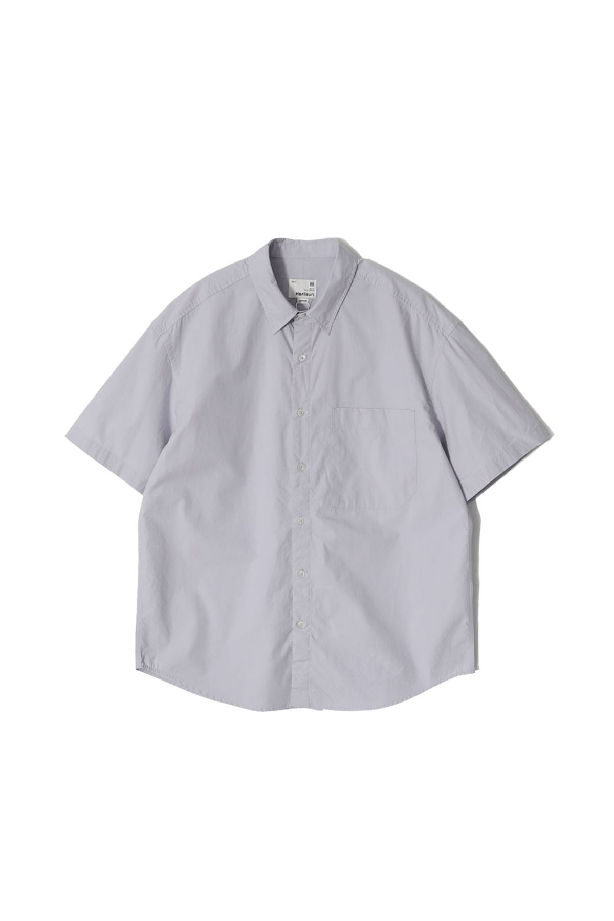 홀리선(HORLISUN) Poole Extra Typewriter Shirt Soft Lavender