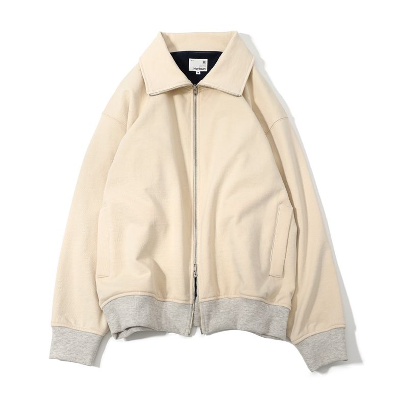 Willow Collar Zip Up Jacket Cream