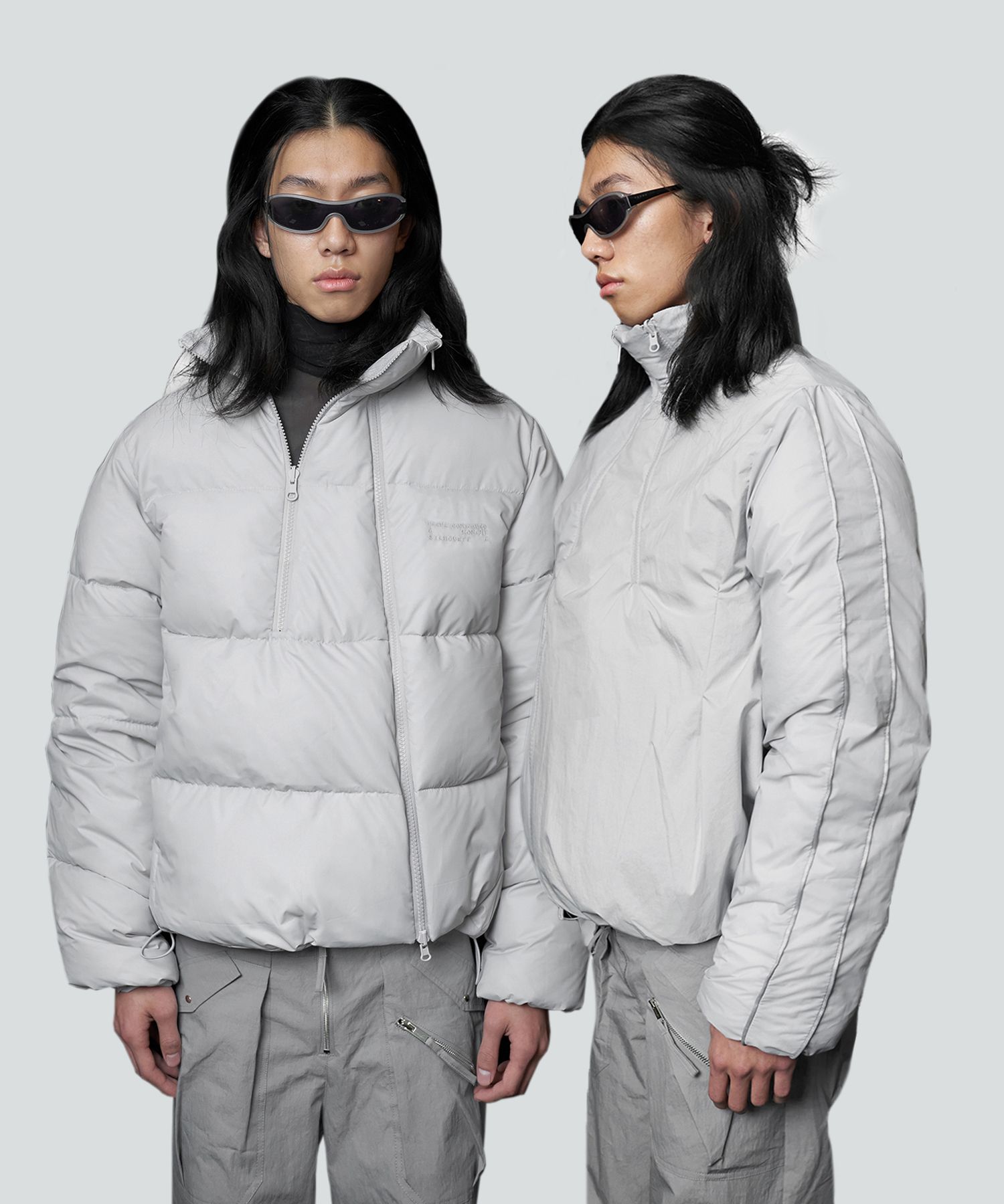 MUSINSA NACHE ASYMMETRIC REVERSIBLE Puffer Jacket (UNISEX