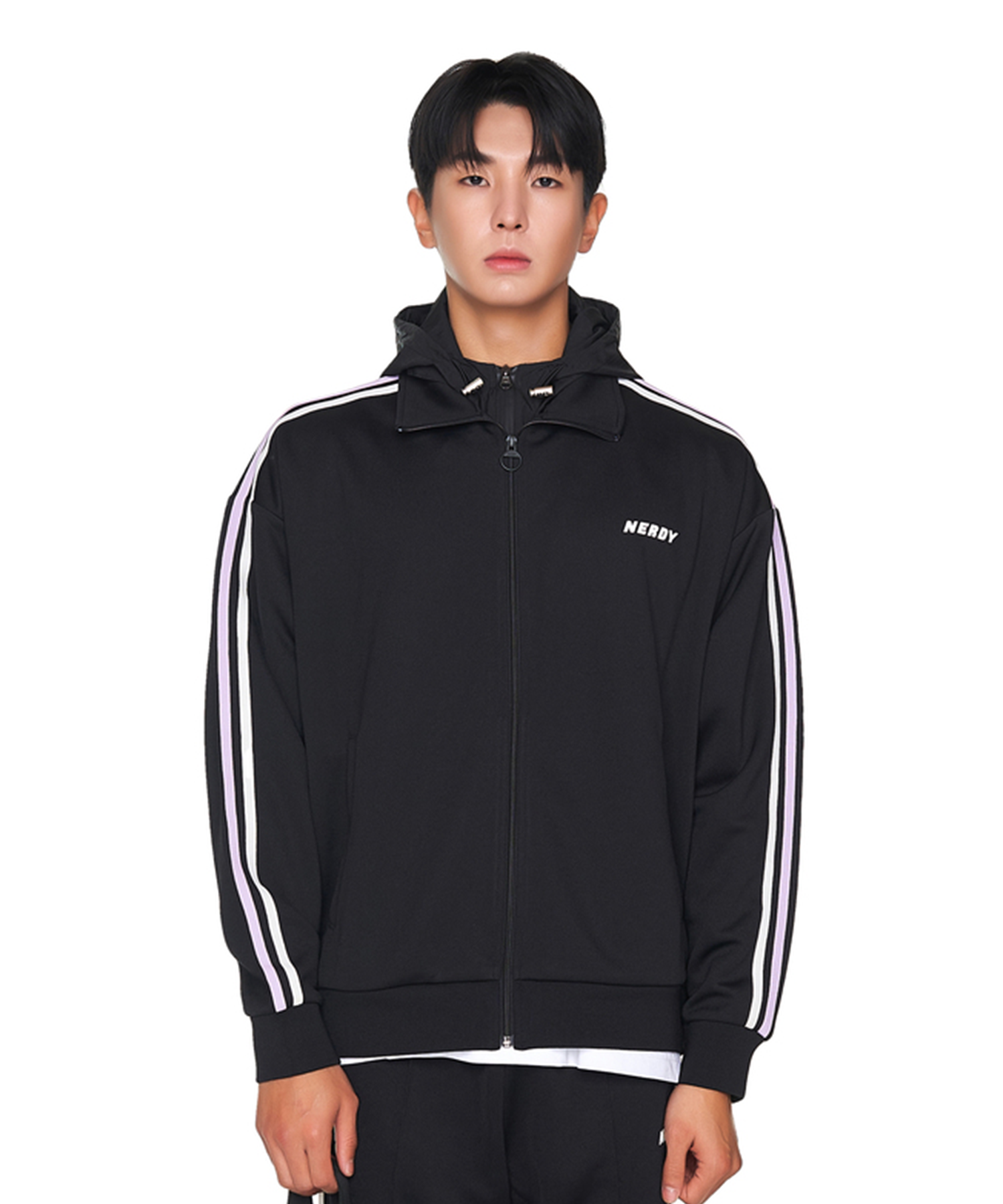 ●NERDY● Classic NY Track Top (2色) unisex NERDY Classic NY Track Top Black – SeoulSeoul