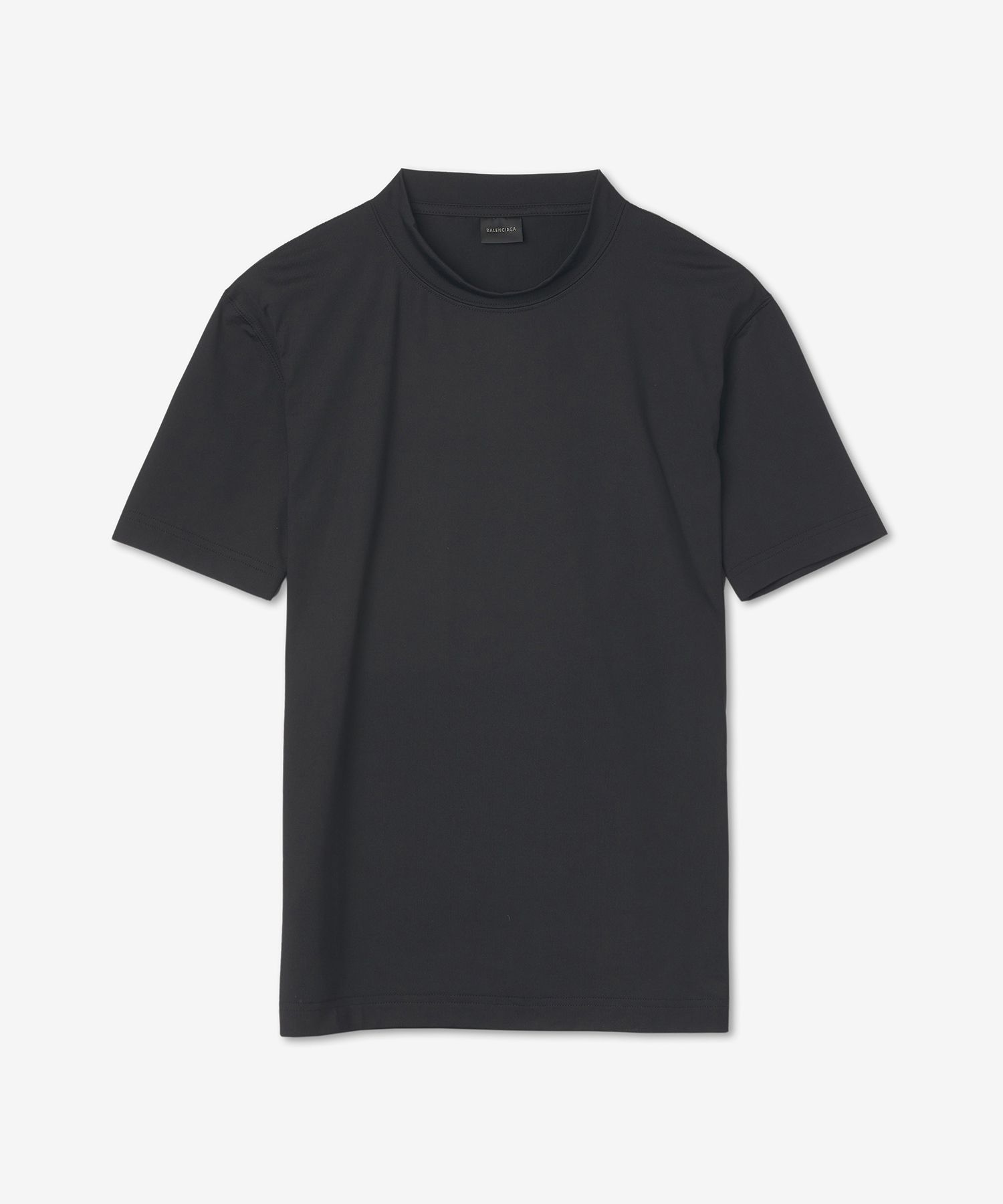 Tシャツ・カットソー *BALENCIAGA* Shiny Fitted Short Sleeve T-Shirt Black 720458T BALENCIAGA Balenciaga Super Tight Shiny Fitted T-Shirt