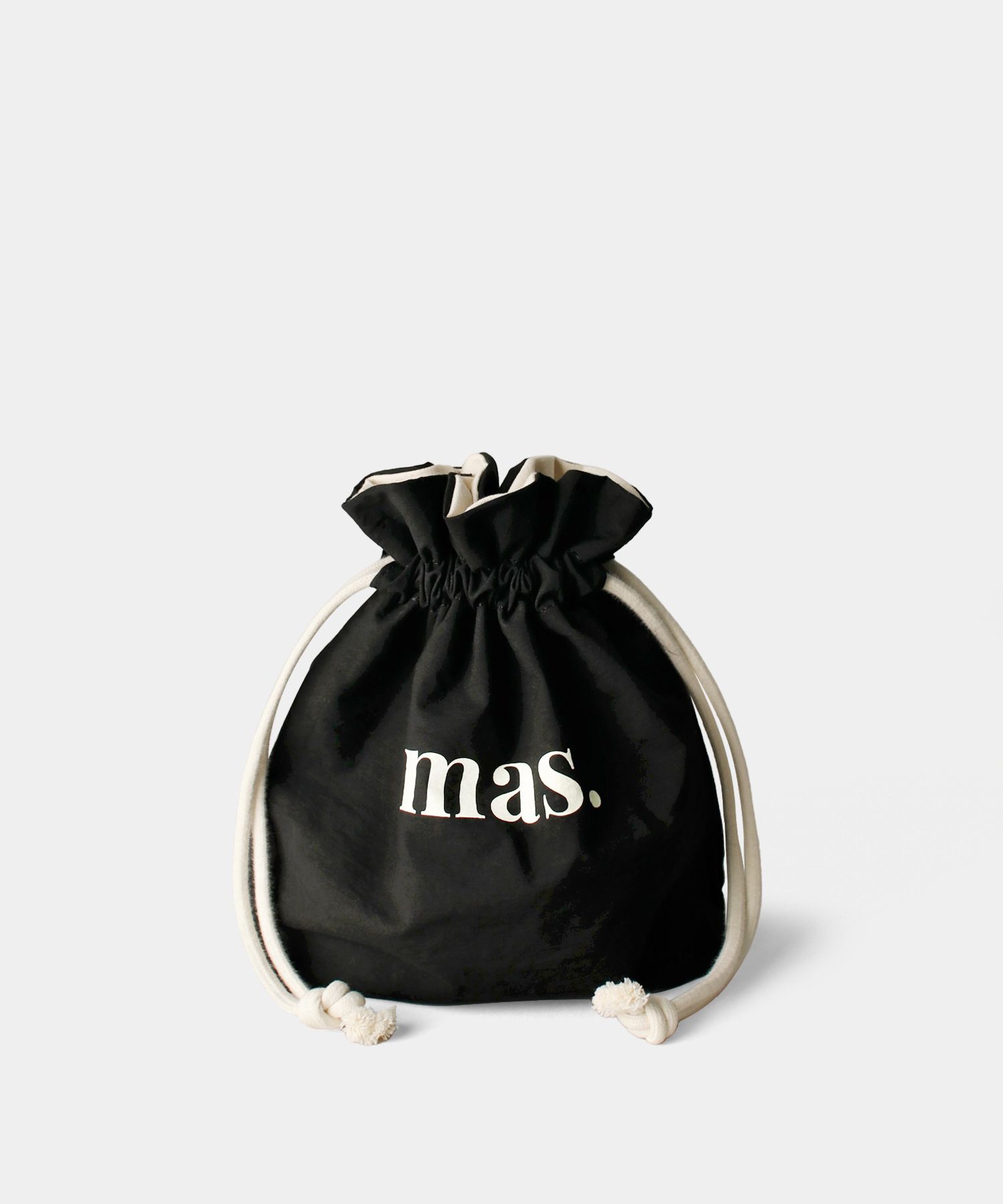 MUSINSA | MASMARULEZ 2 way string bag _ Black