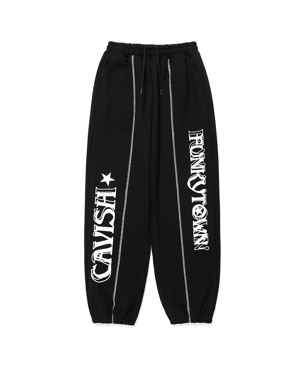 【CAVISH】23SS CFT STITCH POINT SWEATPANTS MUSINSA | CAVISH CFT STITCH POINT SWEATPANTS BLACK(CV2DSUPA03A)