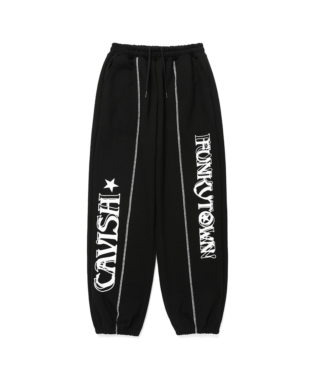 카비시(CAVISH) CFT STITCH POINT SWEATPANTS BLACK(CV2DSUPA03A)