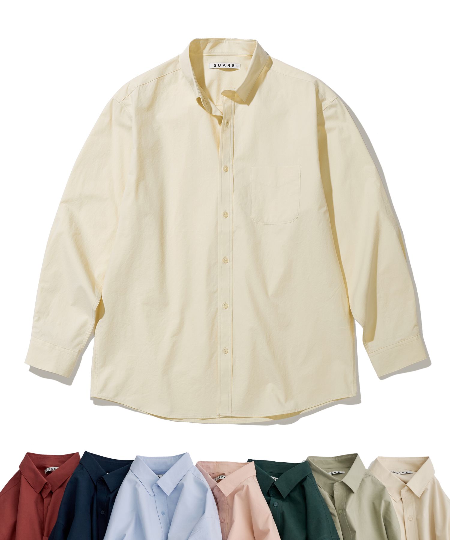 ★MUSINSA STANDARD★ Relaxed Cotton Tencel Pigment Shirt Dus Men's shirt TENCEL™, Medium blue | Manufactum