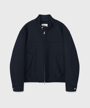 [사은품 증정] 울(WOOL) 헤링턴 자켓_네이비