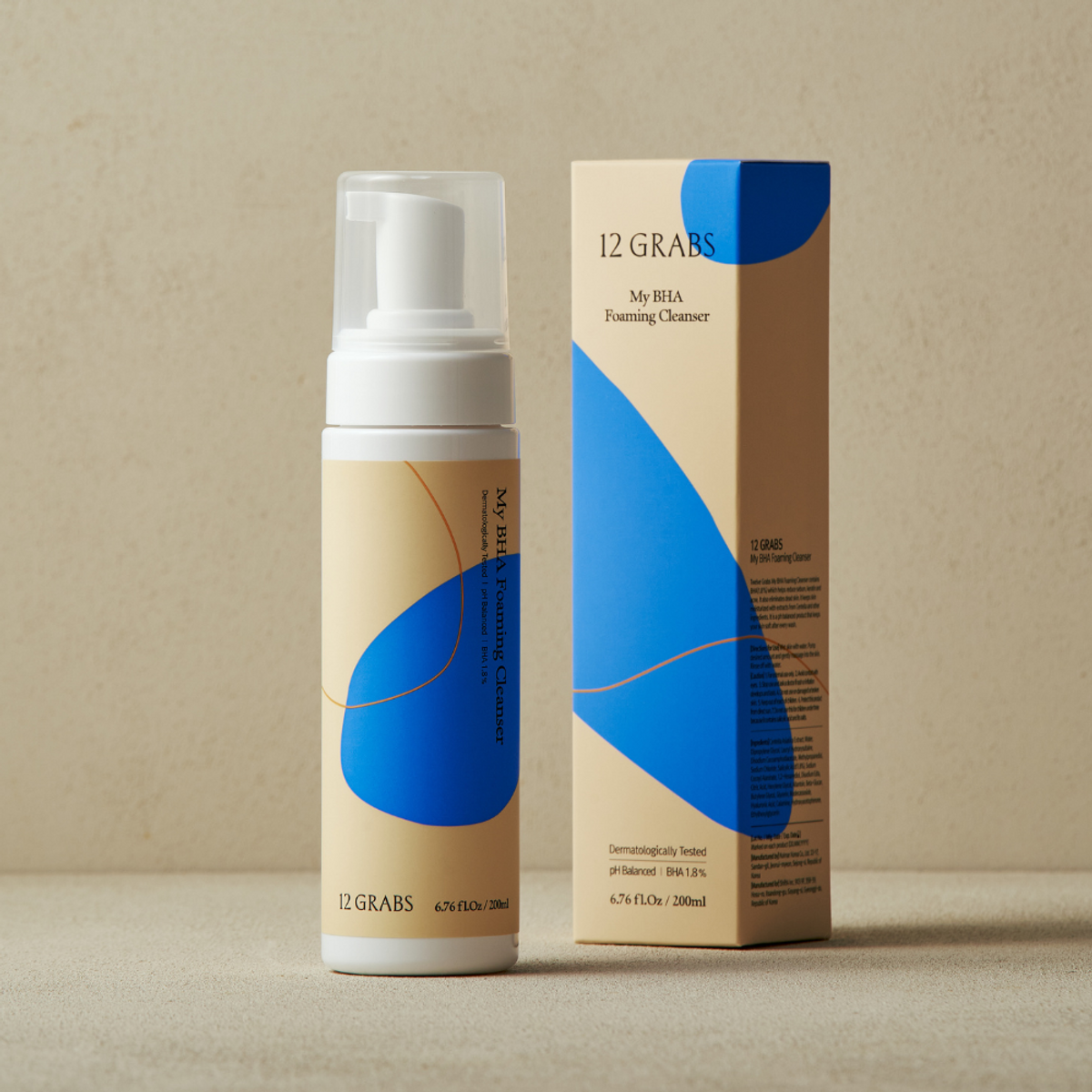 트웰브그랩스(12GRABS) 마이 바하 포밍 클렌저 200ml (여드름 완화 기능성)