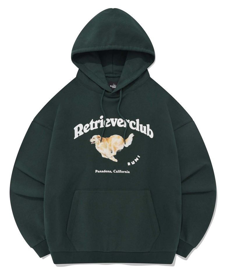RUNNING RETRIEVER HOODIE [GREEN]