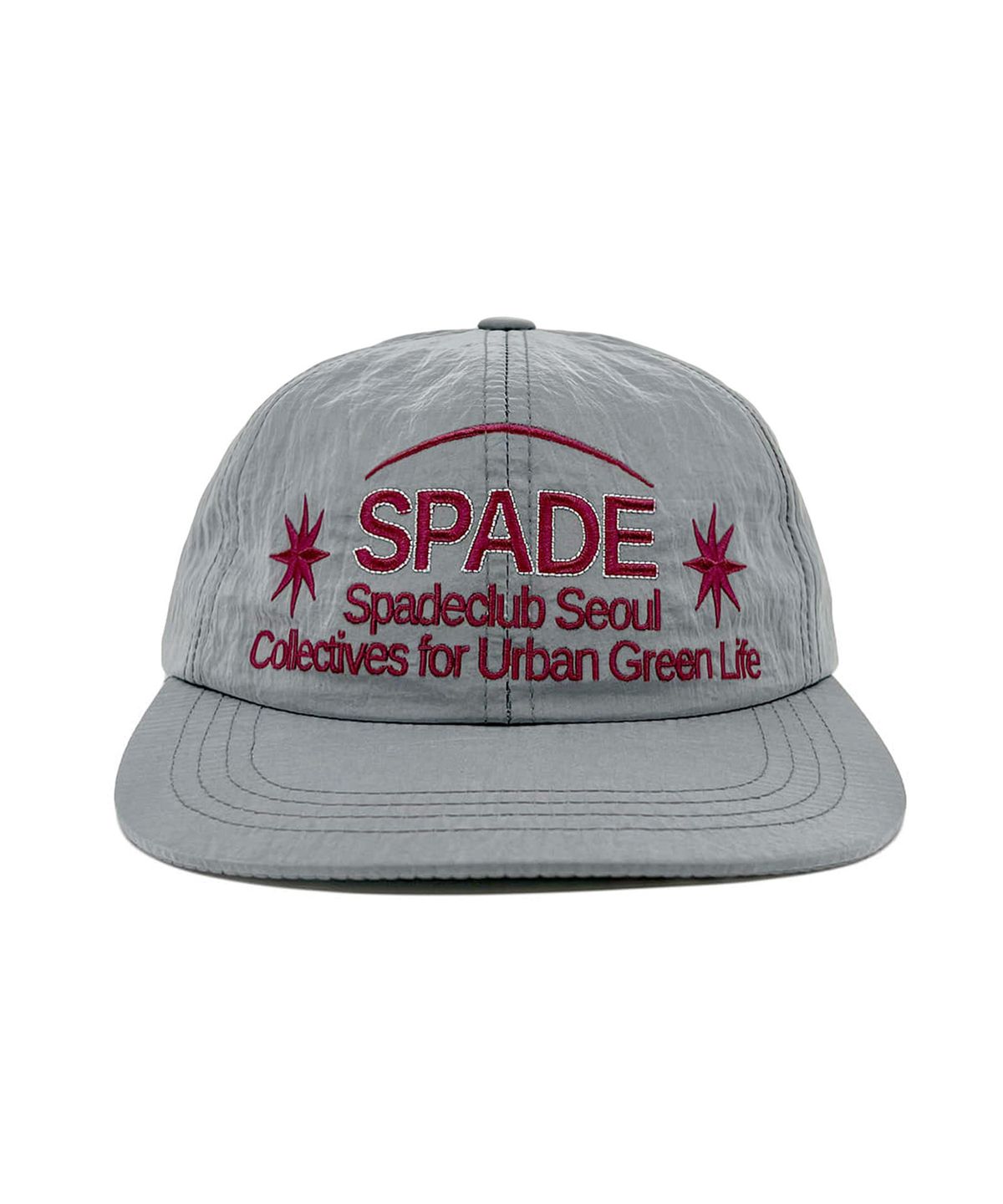 스페이드클럽서울(SPADE CLUB SEOUL) SCS Nylon cap - Grey 나일론 캠프캡  SSHEXX100G2