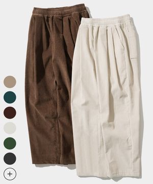 [2PACK] 미드웨일 코듀로이 와이드 팬츠 8종 2PACK SJLP1382