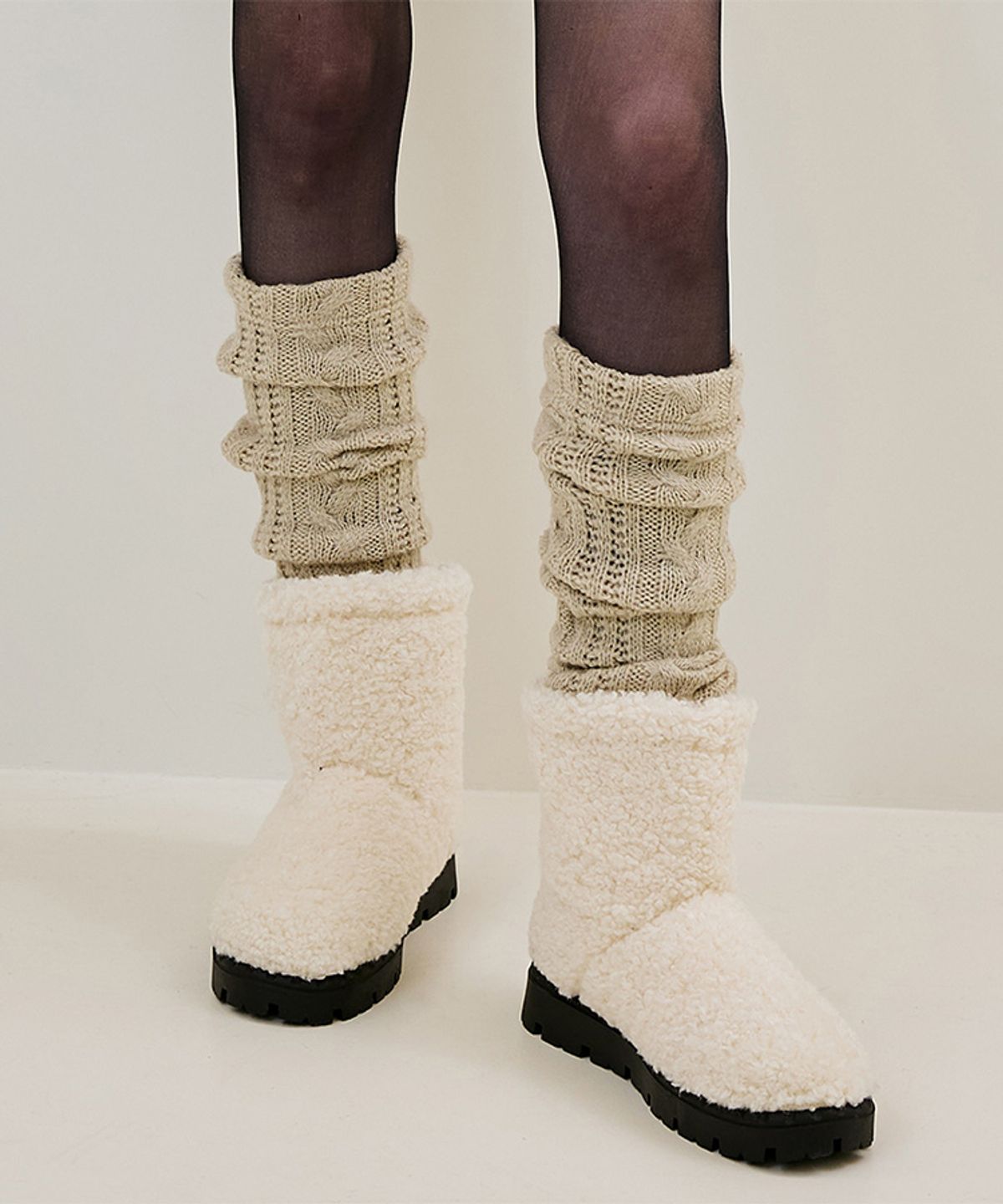 로제프란츠(ROSEFRANTZ) Leg Warmer [Beige]