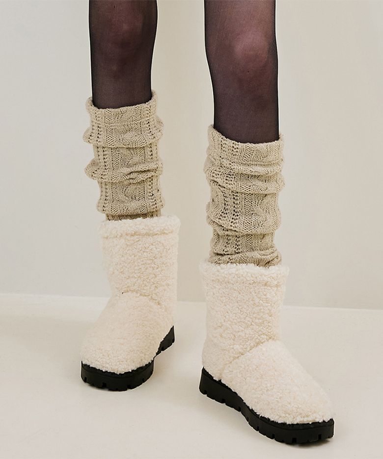 Leg Warmer [Beige]