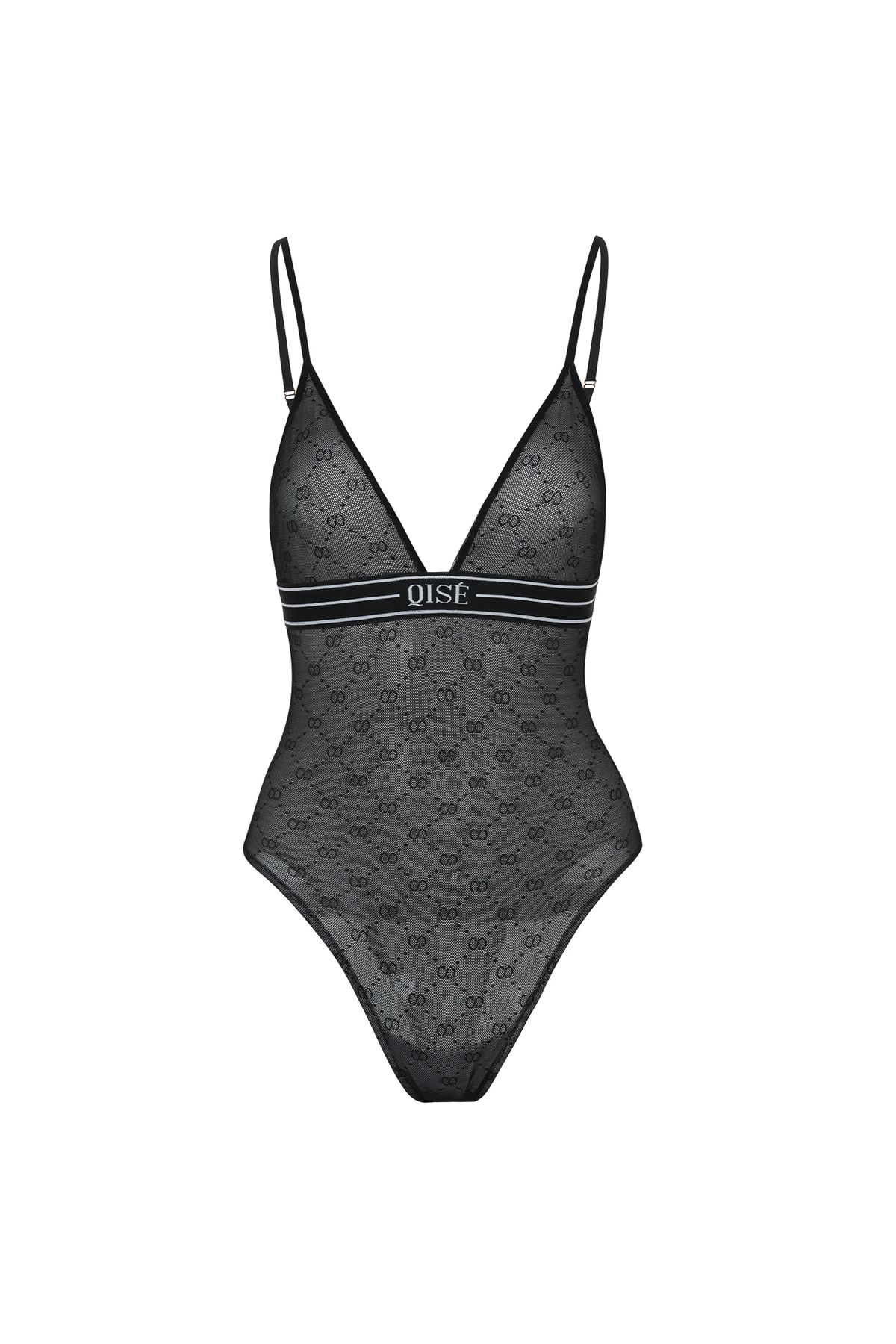 키세 언더웨어(QISE UNDERWEAR) 센슈얼 자가드 바디슈트