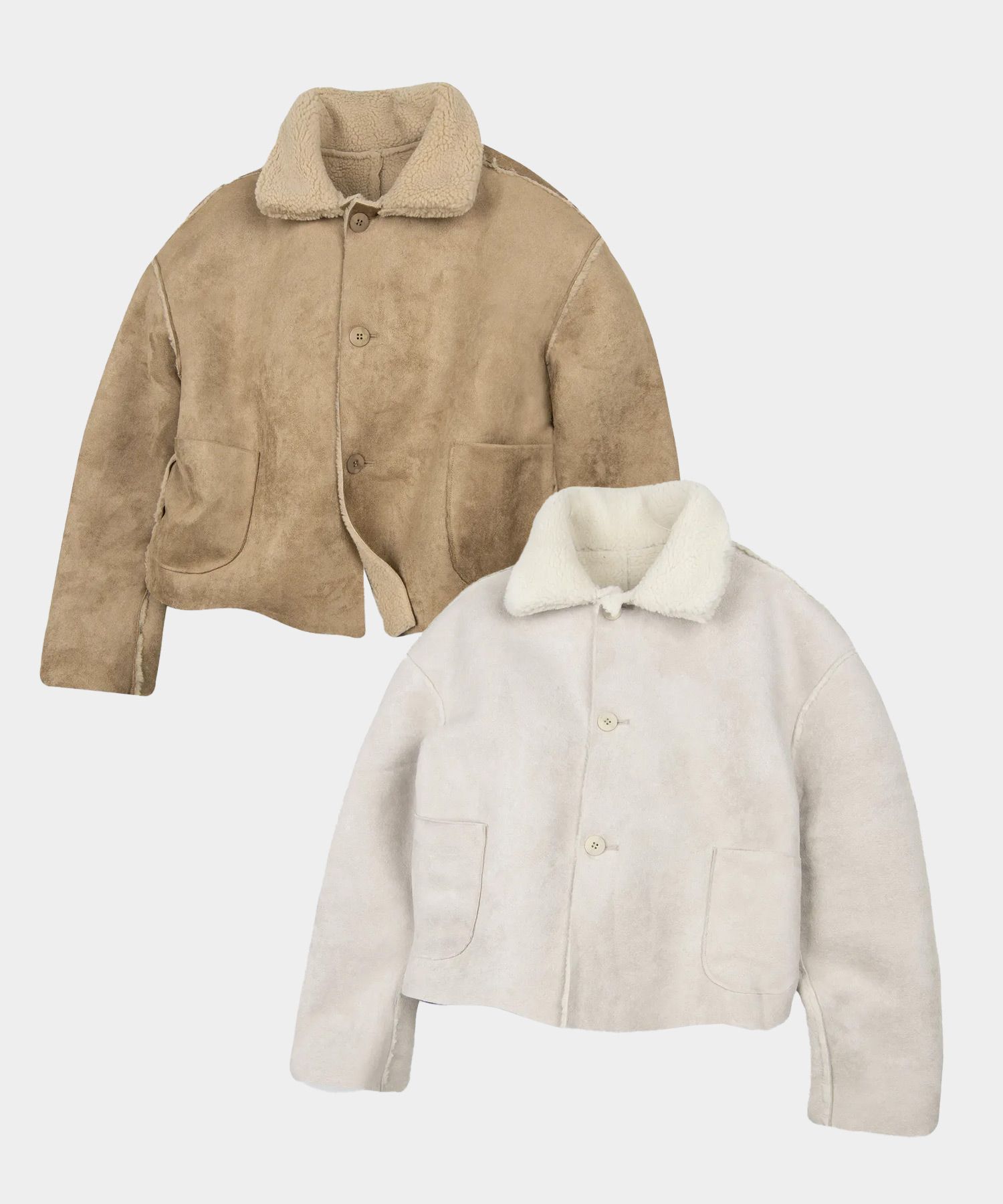 ジャケット [PLACE STUDIO] Overfit Reversible Suede Crop Fleece Mustang MUSINSA | PLACE STUDIO Overfit Reversible Suede Crop Fleece