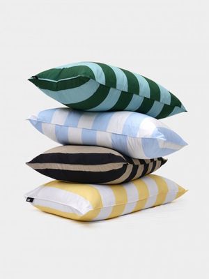 논더스트 워싱 볼드 스트라이프 베개커버