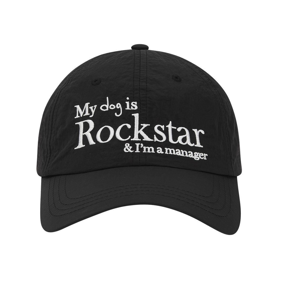조거쉬(JOEGUSH) Rockstar dog Nylon cap (Black)