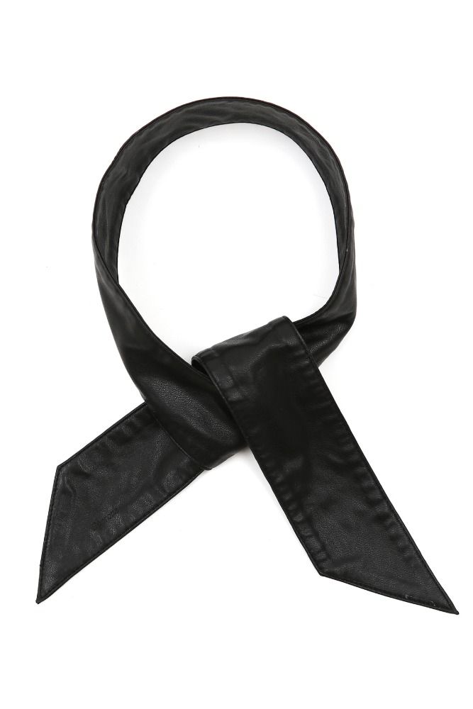 【SPERONE】Eco Leather Triangular Scarf MUSINSA | SPERONE WOMEN Eco Leather Scarf
