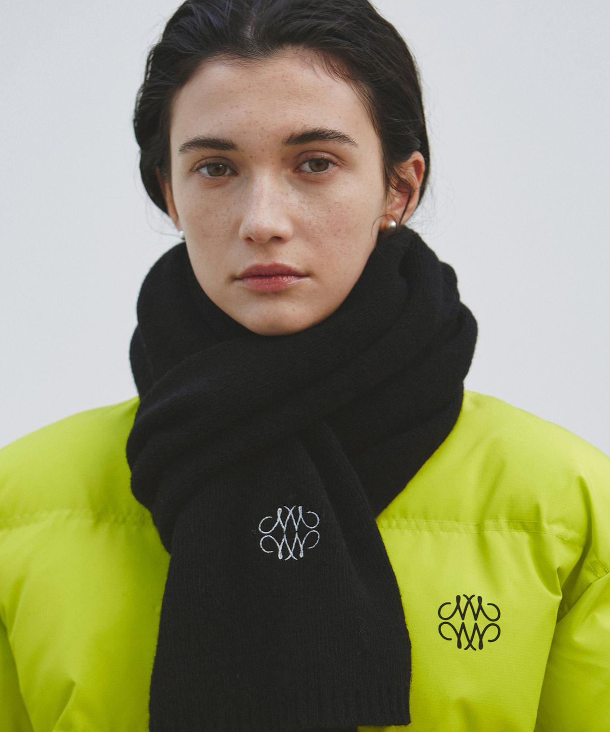 닉앤니콜(NICK&NICOLE) NICOLE PREMIUM WOOL MUFFLER_BLACK