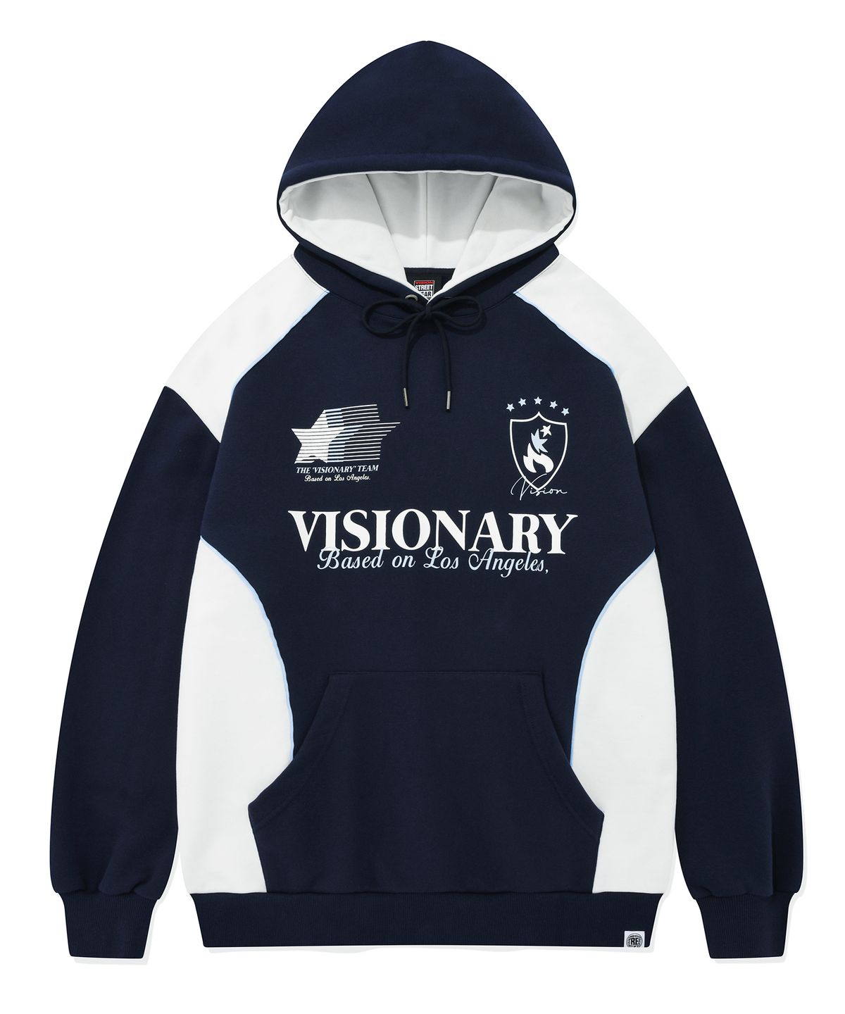 비전스트릿웨어(VISION STREETWEAR) VSW Football Hoodie Navy