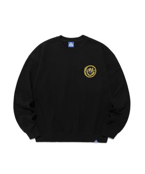 LOGO&SMILEY SWEATSHIRTS_BLACK(IK2DSMM440A)