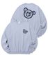 BEAR&SMILEY SWEATSHIRTS_LIGHT PURPLE(IK2DSMM441A)