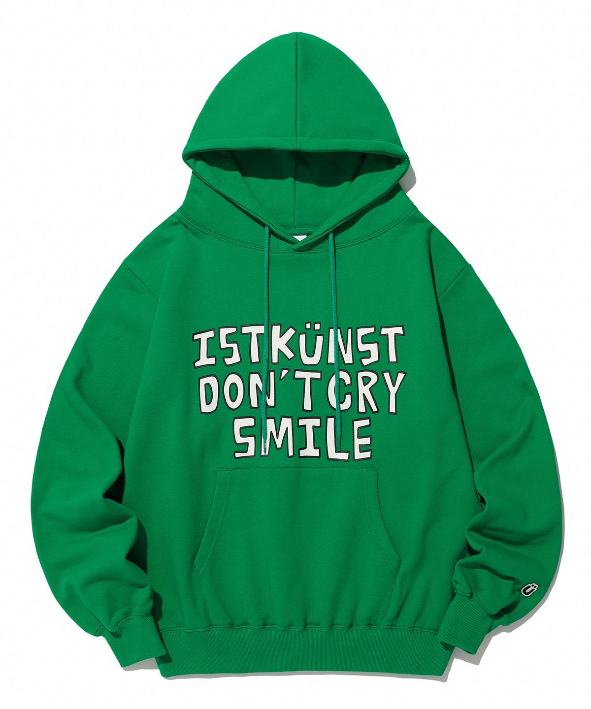 이스트쿤스트(ISTKUNST) DONT CRY HOODIE_GREEN(IK2DSMM408A)