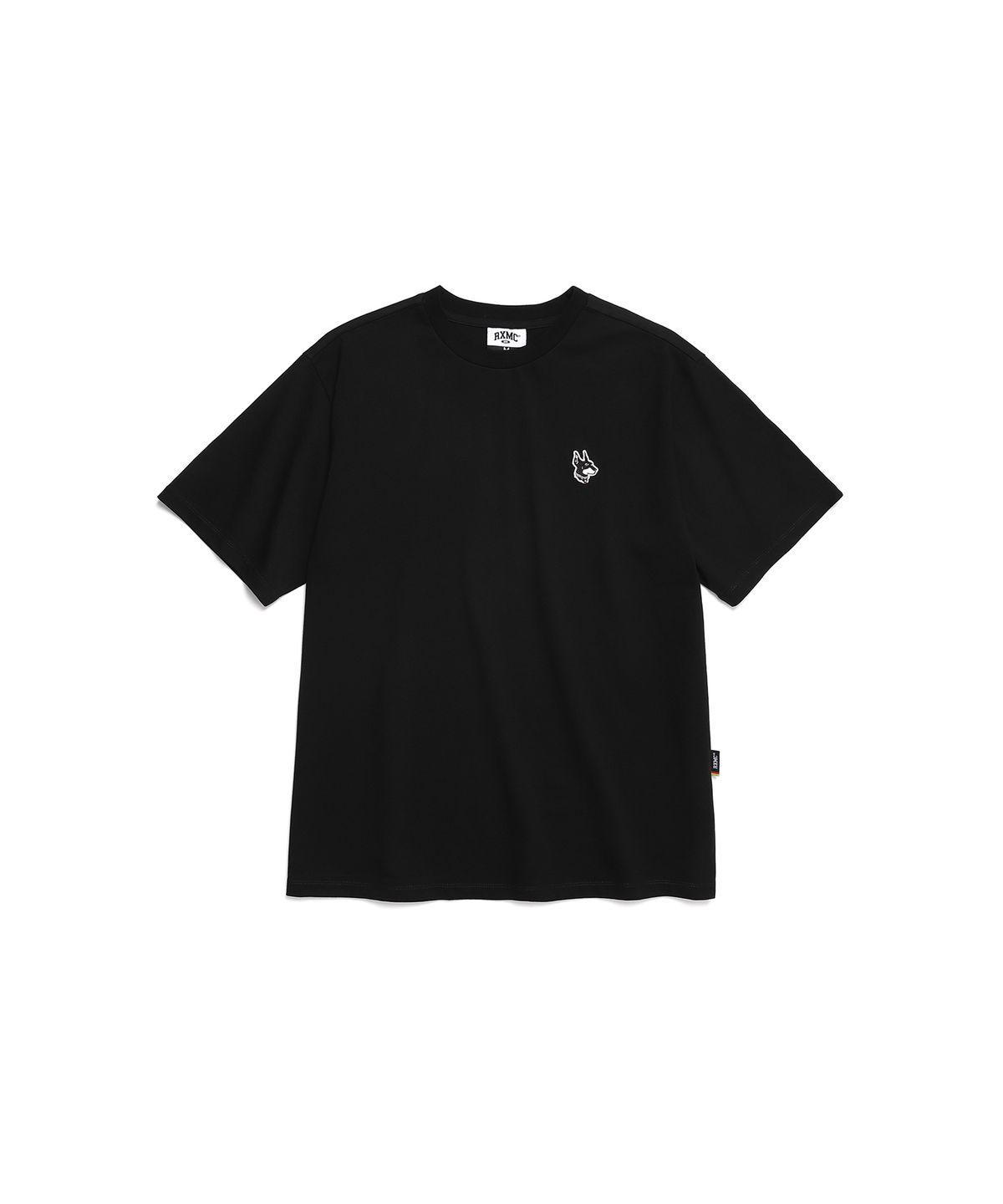 알엑스엠씨(RXMC) PINSCHER SMALL PATCH T-SHIRTS BLACK