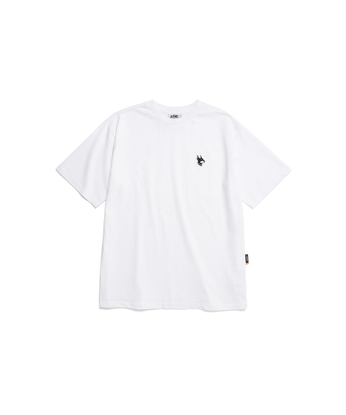 알엑스엠씨(RXMC) PINSCHER SMALL PATCH T-SHIRTS WHITE