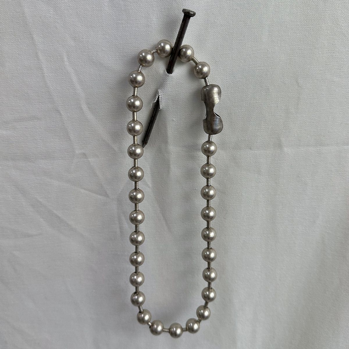 블릭베이크(BLEAKBAKE) Rusty ball chain necklace