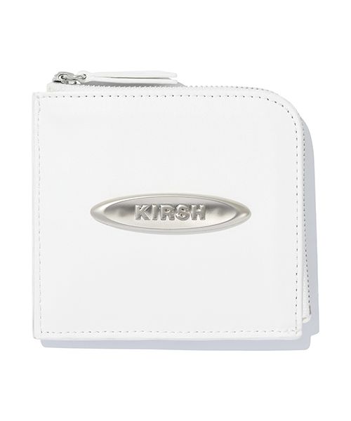 MUSINSA | KIRSH Pocket Signature PU Wallet [White]