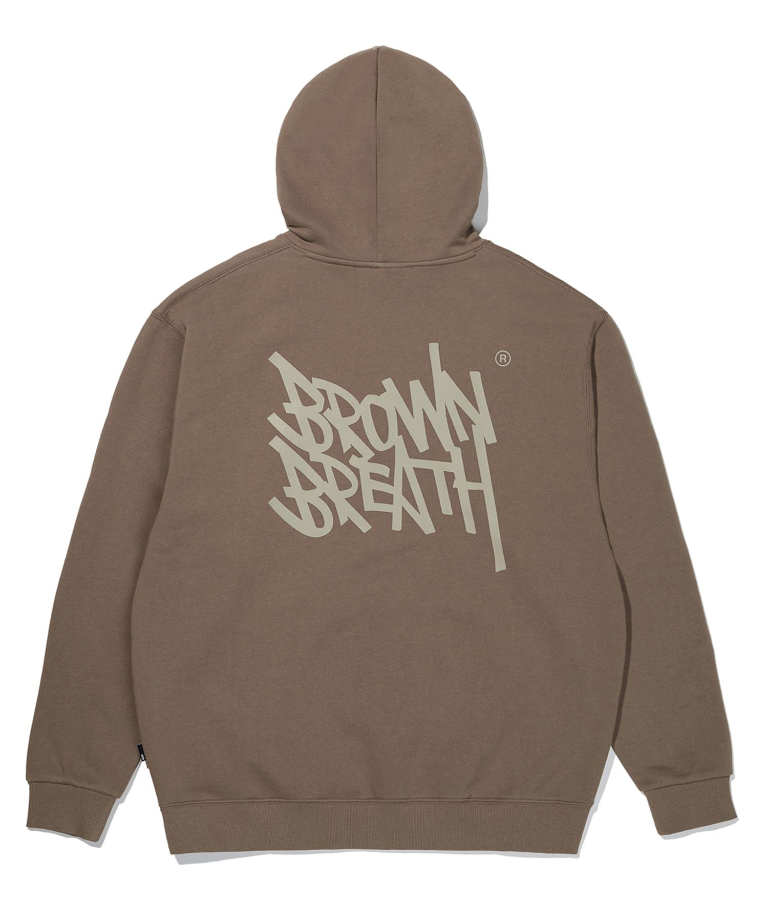 MUSINSA | BROWNBREATH TAG HOODIE - BROWN
