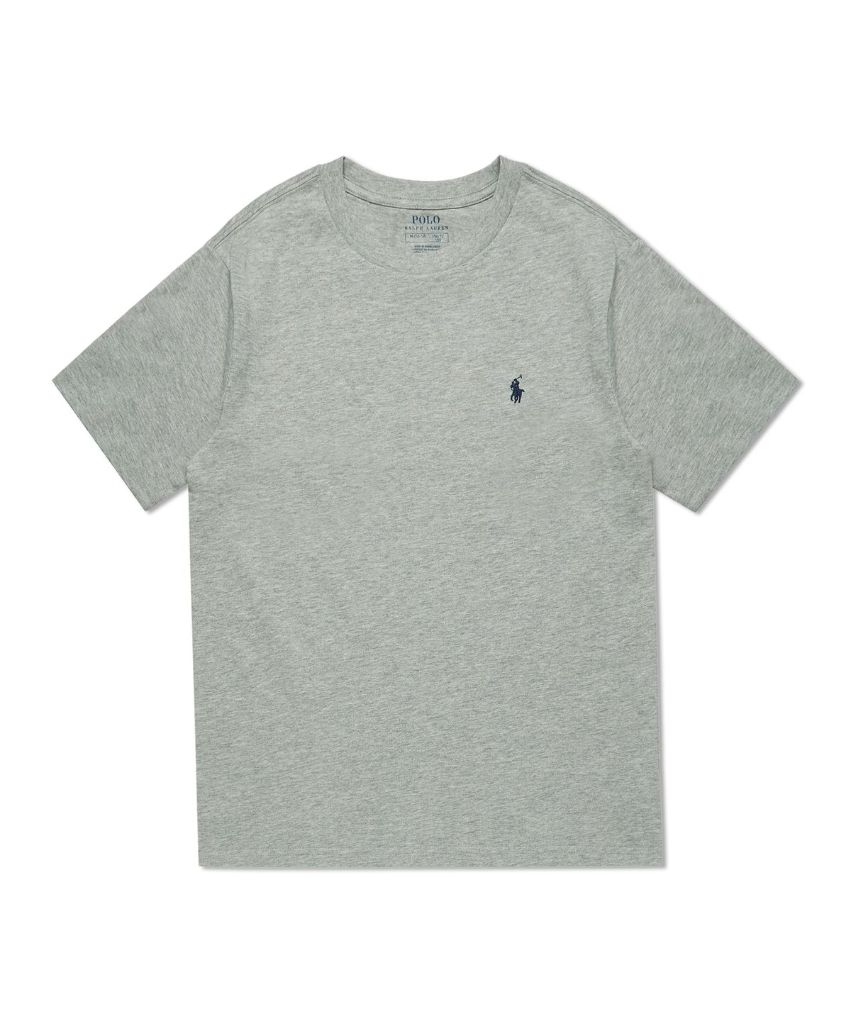 폴로 랄프 로렌 칠드런(POLO RALPH LAUREN CHILDREN) 남아 8-18세 숏 슬리브 크루넥 티셔츠 - 그레이
