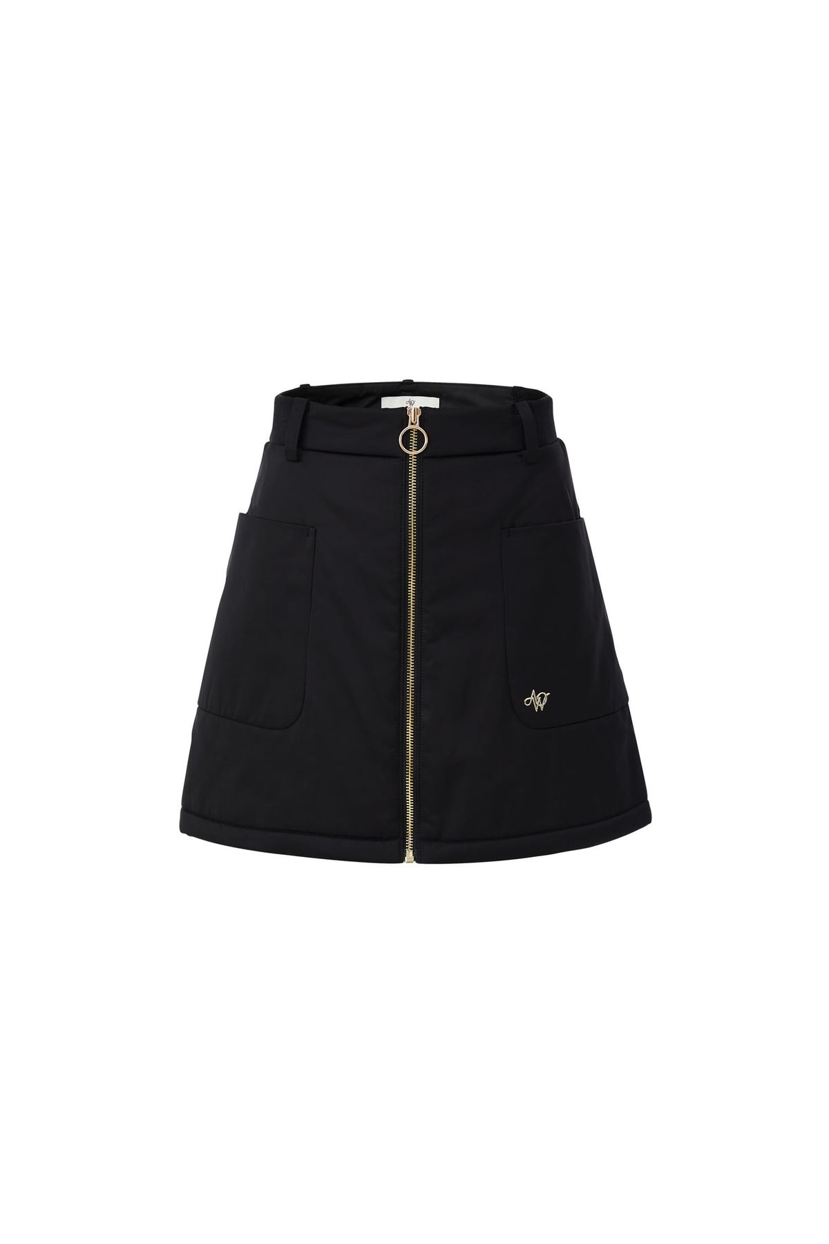 에이오더블유(AOW) SATIN BONDING SKIRT