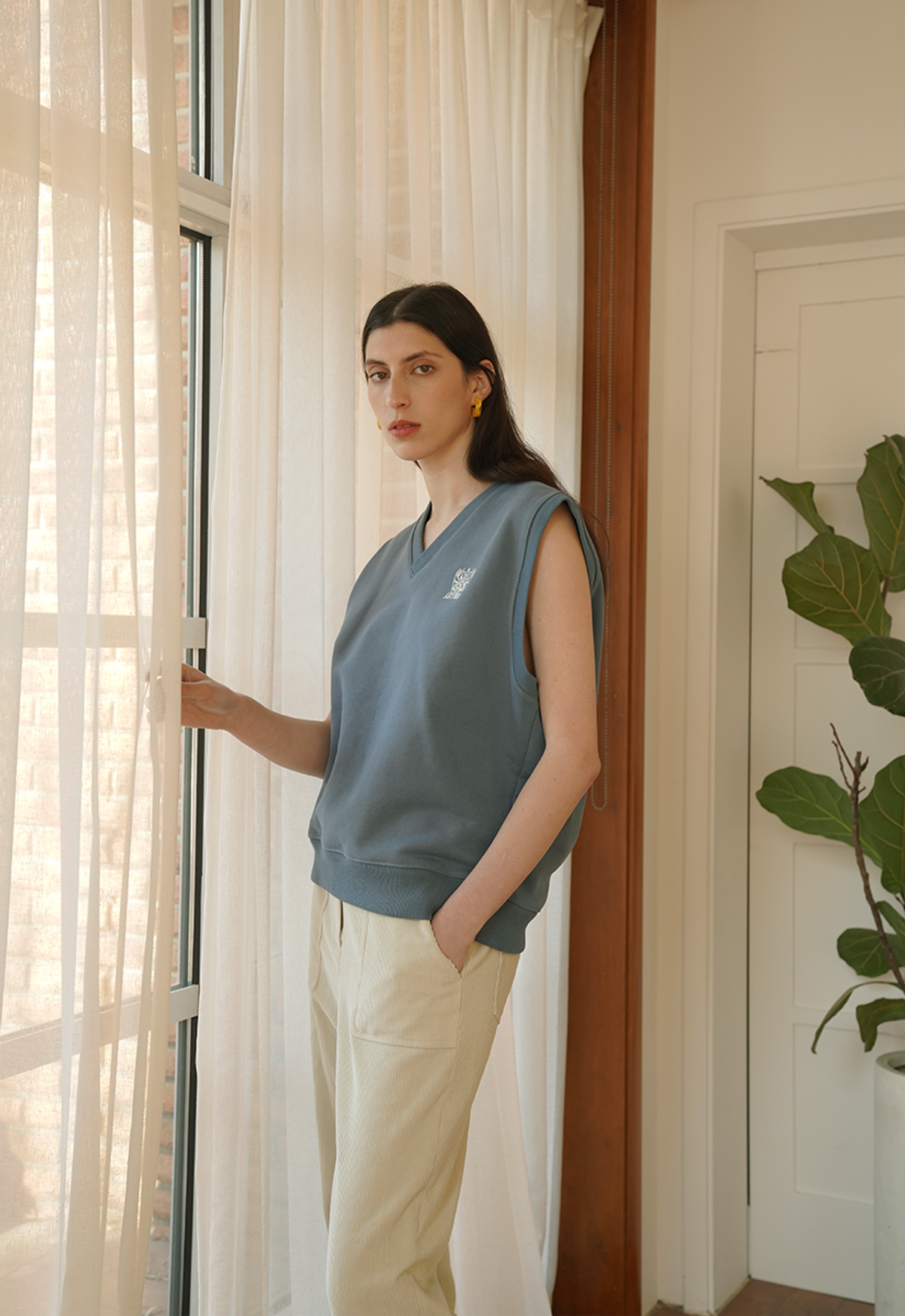 레터스(LETTUCE) Frank oversized cotton vest