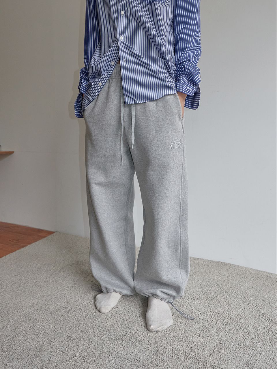 ◇ENZO BLUES◇ Two Way Jersey Pants Gray MUSINSA | ENZO BLUES Two Way Jersey Pants (Grey)
