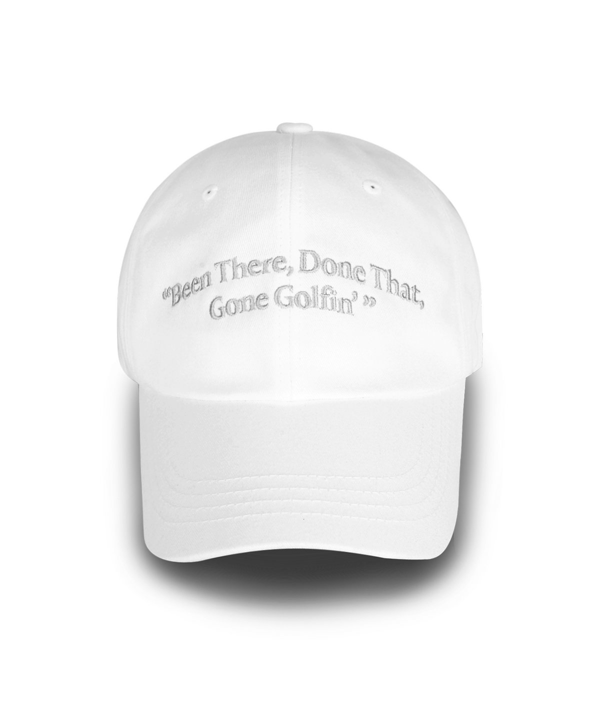 그램 아운스 파운드(GRAM OUNCE POUND) GOLFIN 6-PANEL CAP_WHITE