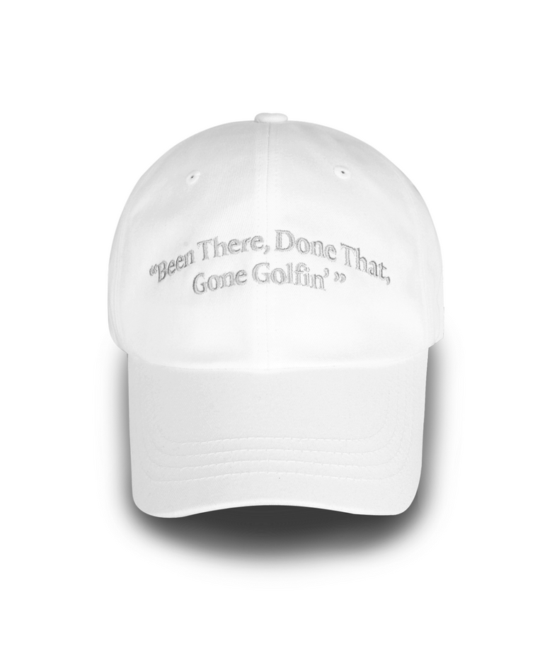 GOLFIN 6-PANEL CAP_WHITE