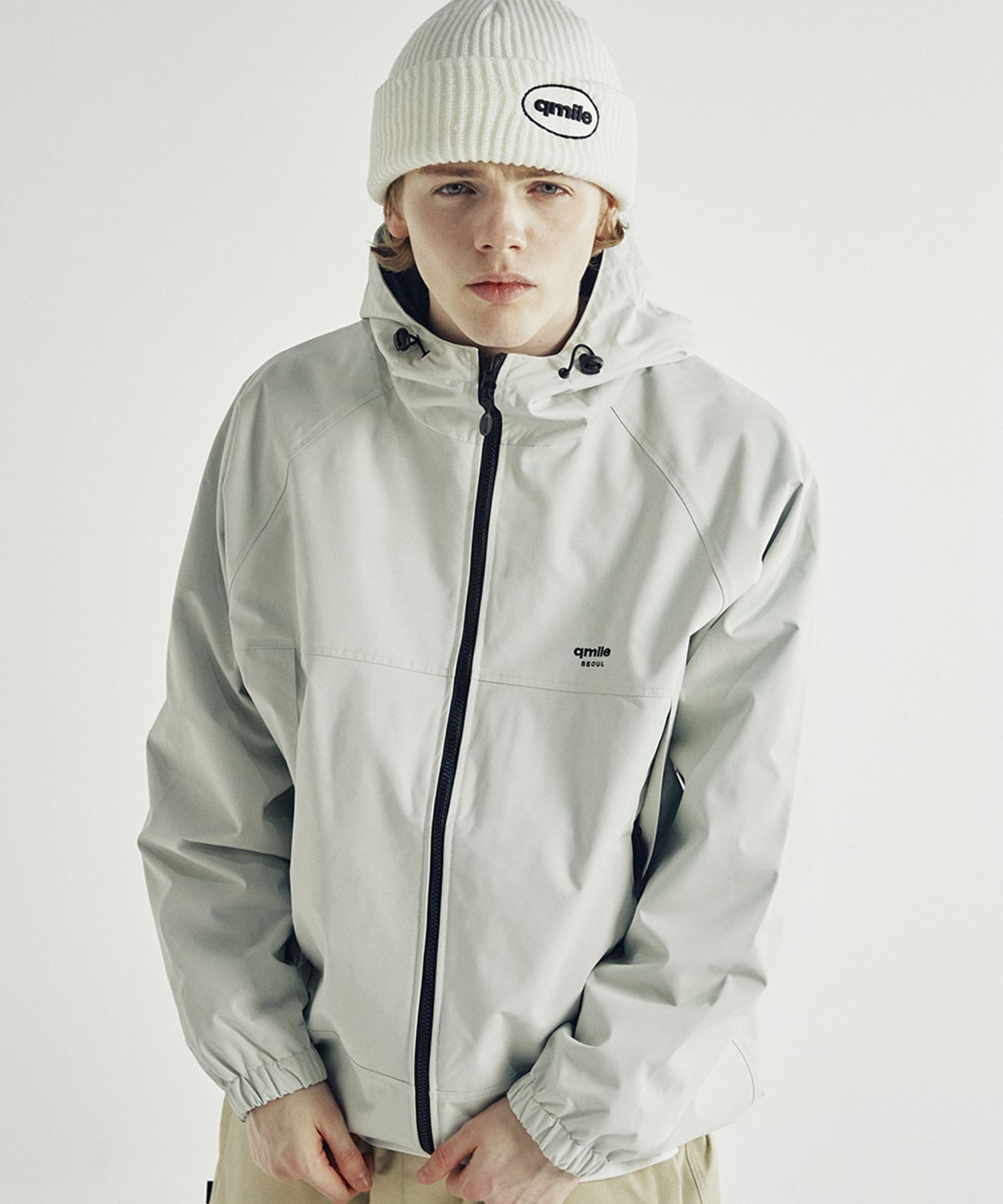 MUSINSA | QMILE 231 Basic Jacket Gray