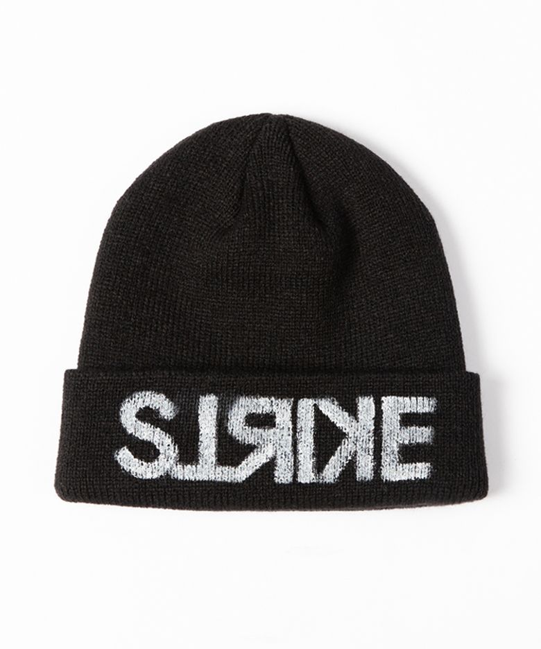 Str Logo Beanie (BLACK)