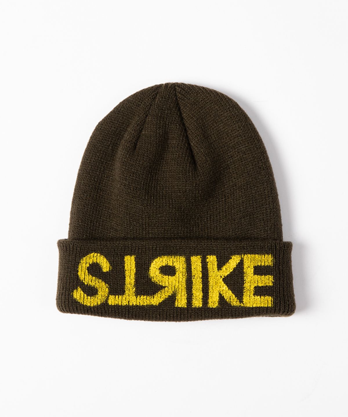 스트라이크(STRIKE) 에스티알 로고 비니 (KHAKI)
