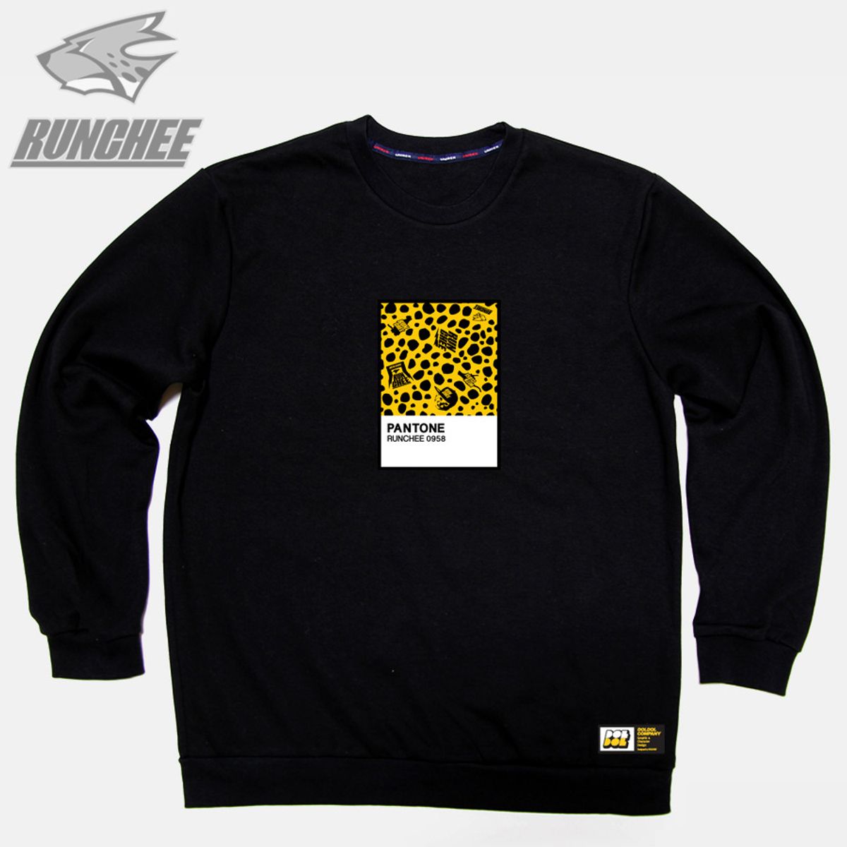 돌돌(DOLDOL) RUNCH-MTM-33 런닝 치타 런치 캐릭터 맨투맨 긴팔티