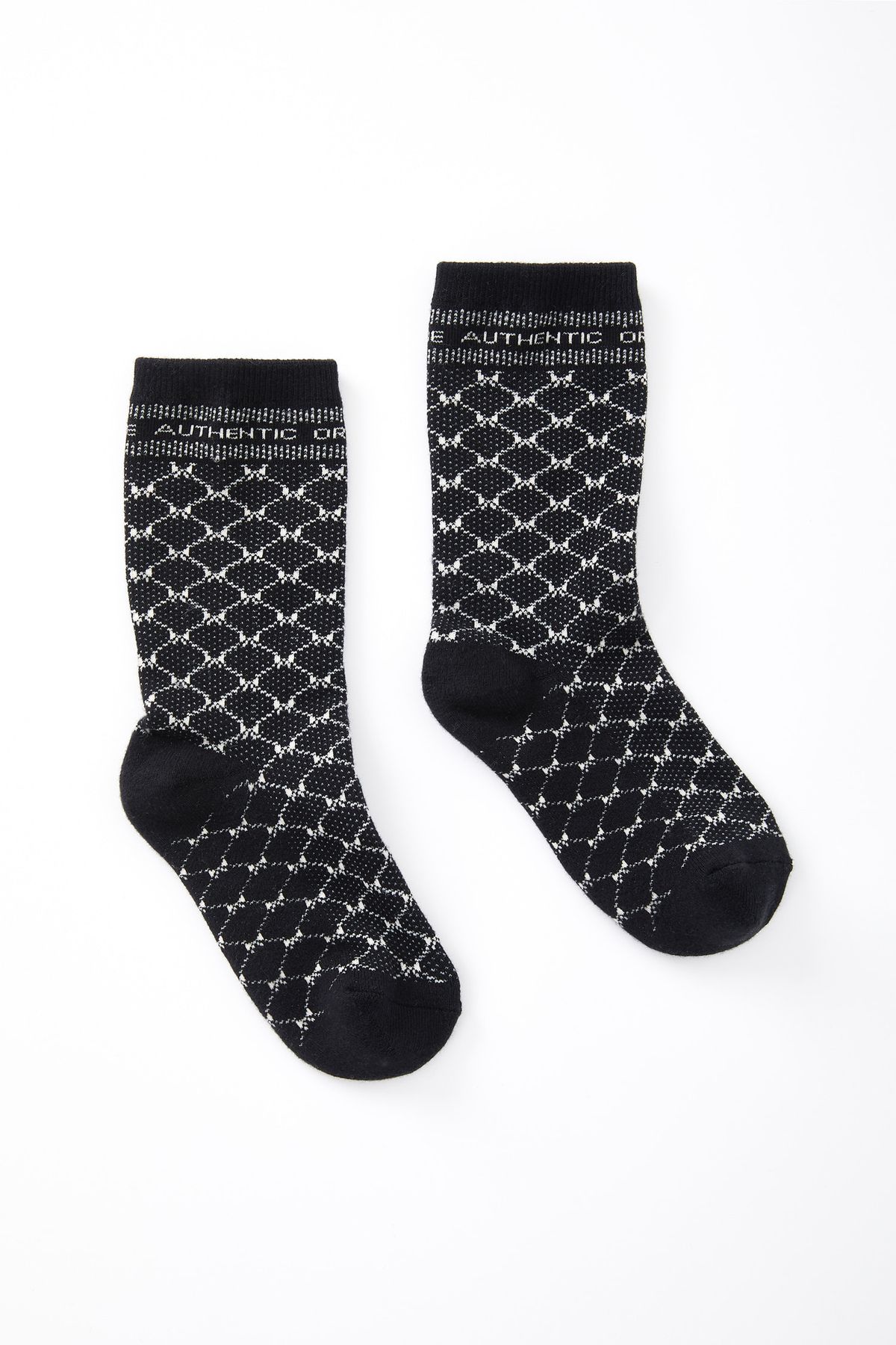 에이오더블유(AOW) JAQUARD MIDDLE SOCKS