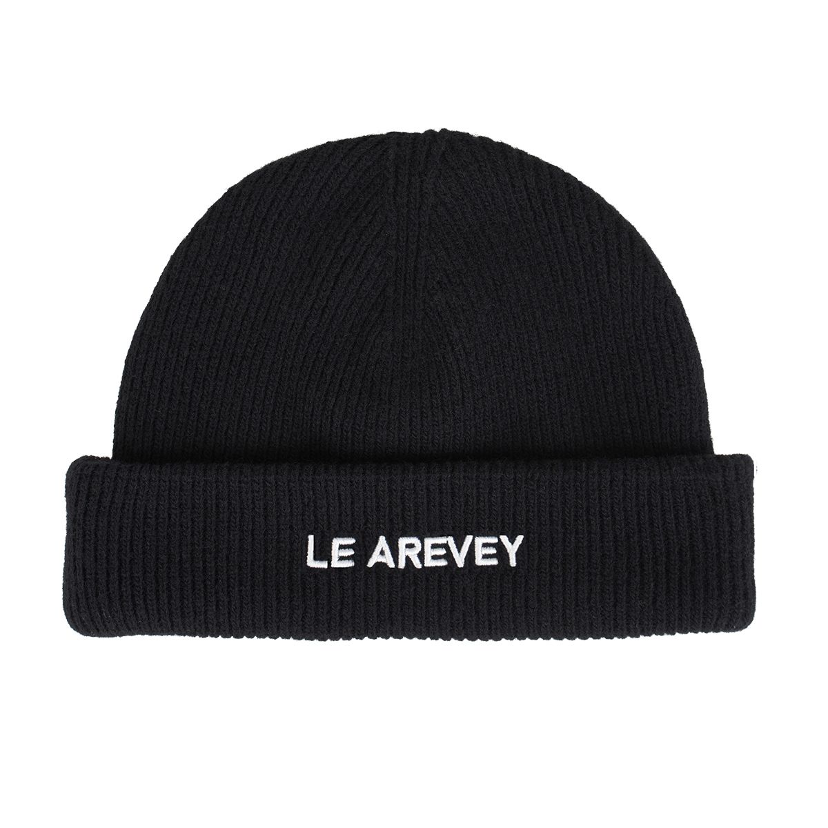 르아르베이(LEAREVEY) LE AREVEY ORIGINAL BEANIE BLACK