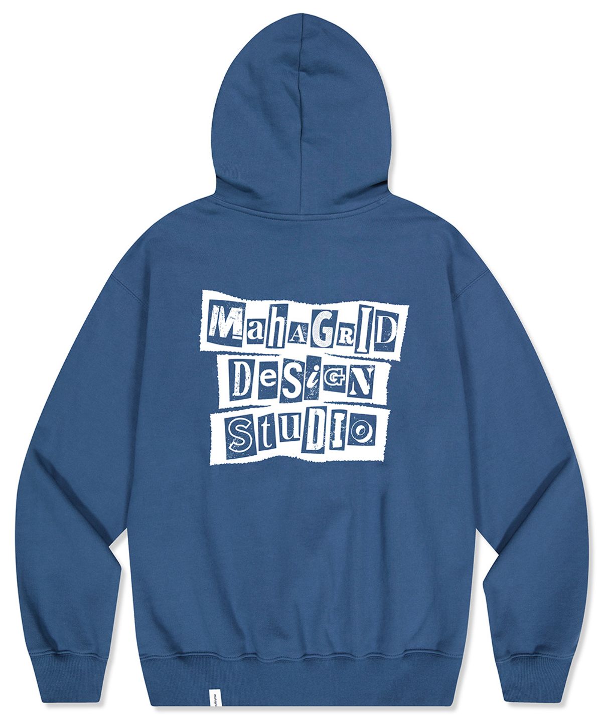 마하그리드(MAHAGRID) RANSOM NOTE HOODIE NAVY(MG2DSMM401A)