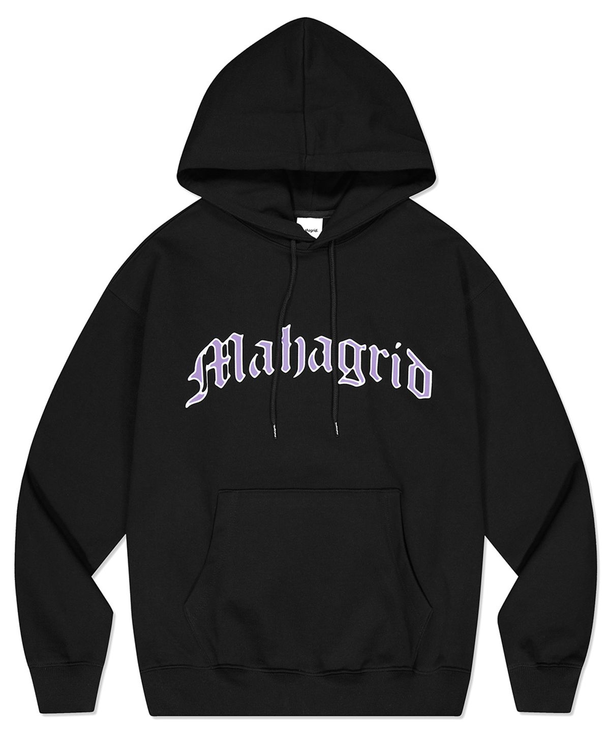 마하그리드(MAHAGRID) GOTHIC LOGO HOODIE BLACK(MG2DSMM403A)