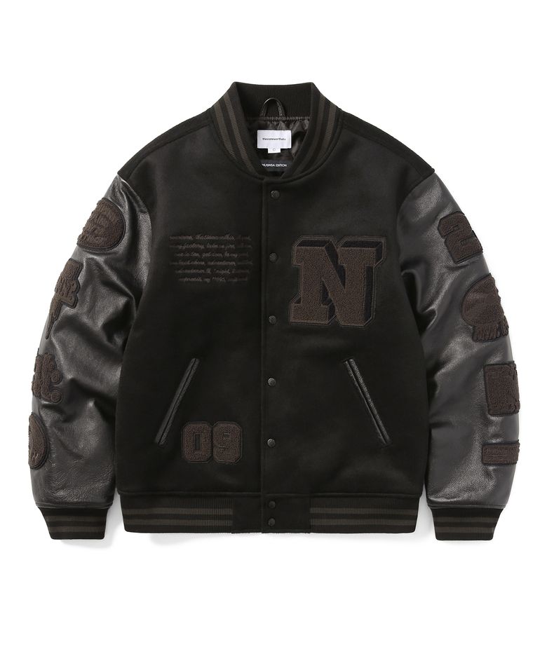 Records Varsity Jacket Black