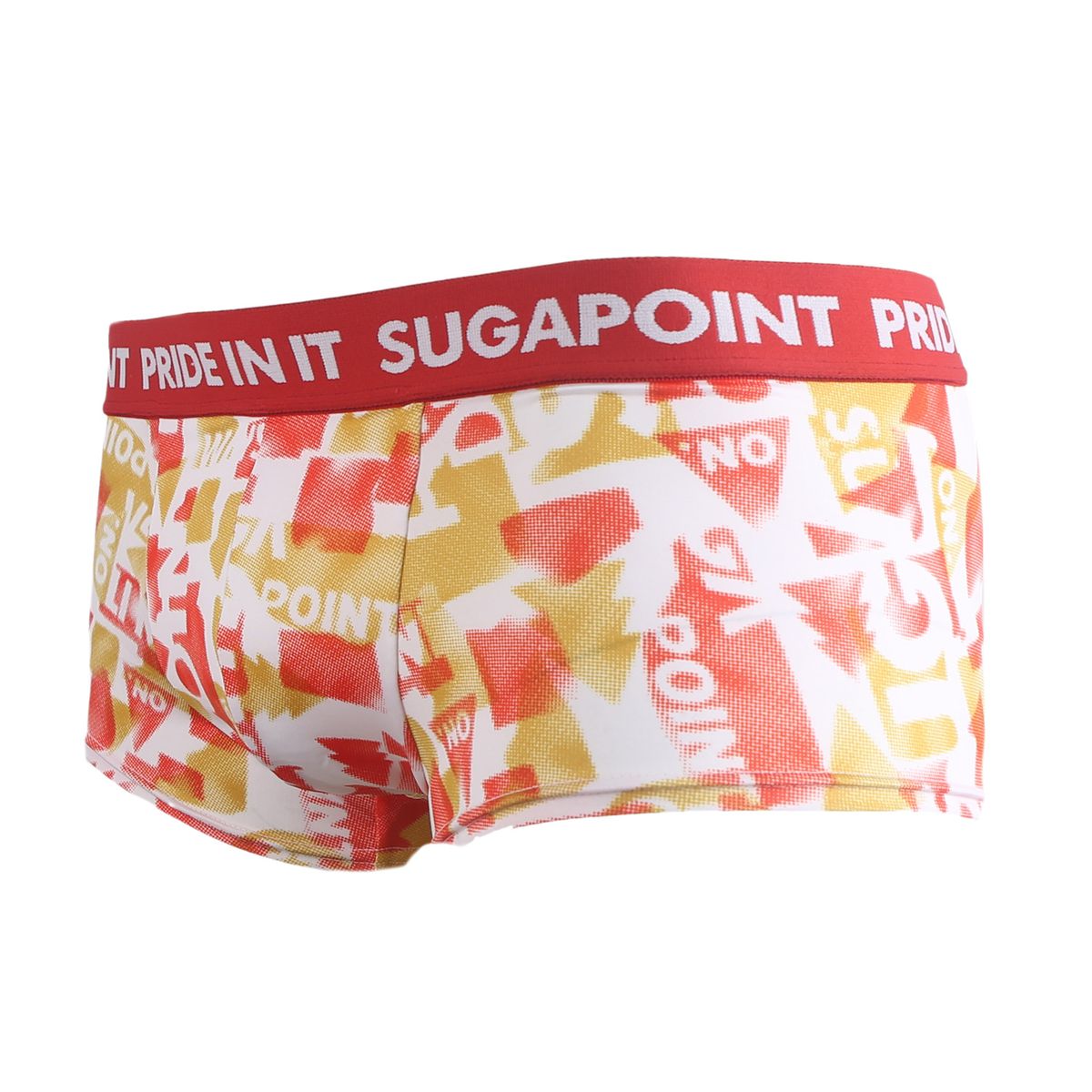 슈가포인트(SUGAPOINT) 남성 아웃밴드 이너 팬티 . 서핑-웨이크보딩 속팩티 . Dan - Block Orange