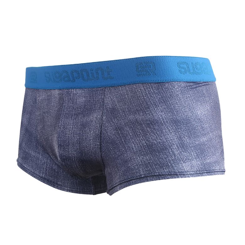 남성 아웃밴드 이너 팬티 . 서핑-웨이크보딩 속팩티 . Dan - Denim Indigo
